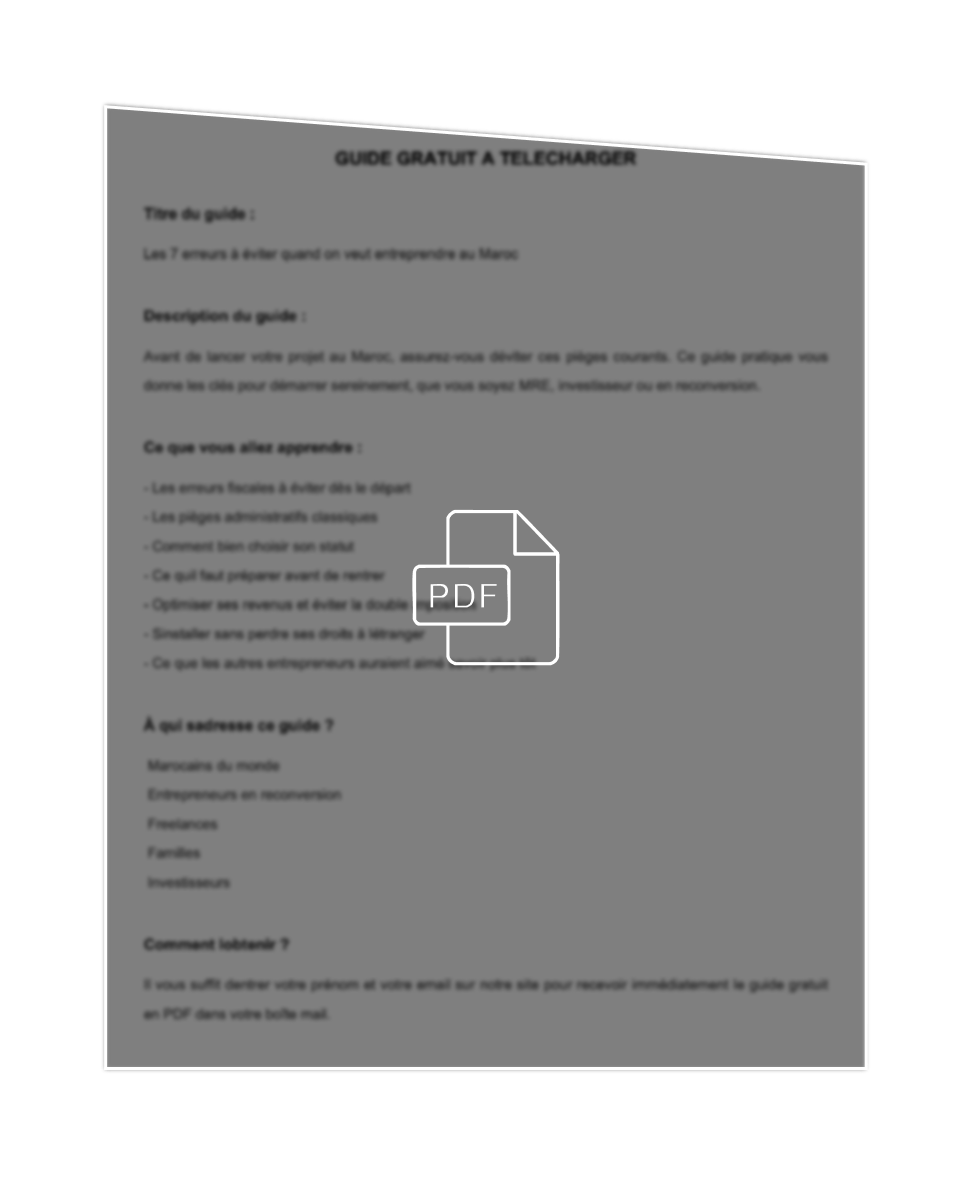 Guide PDF - 7 Erreurs à Éviter
